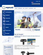Webprogrammierung und Suchmaschinenoptimierung bei der PRO2 New Media Referenz Aquasol - starke Bausysteme
